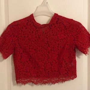 Express Lace Crop Top